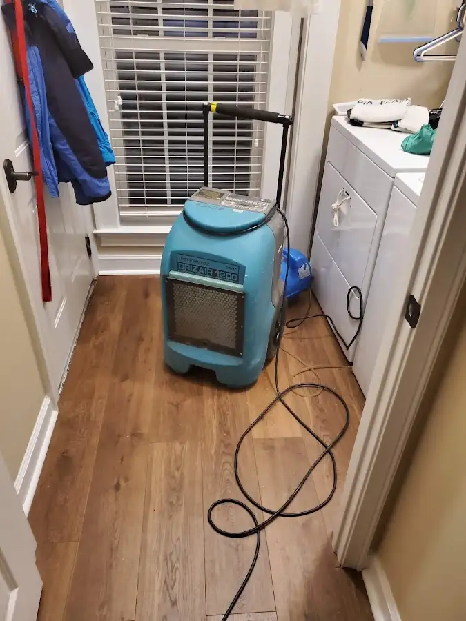 Commercial dehumidifier deployed for Flood Damage Cleanup in Winchester